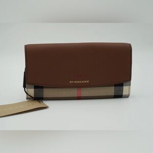 Burberry check wallet